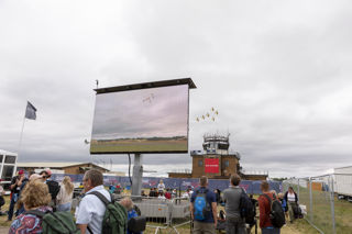 RIAT24 Digital Screen With Crowds