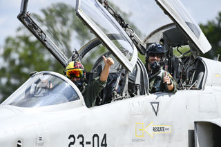 Spanish Aircrew In Jet RIAT24