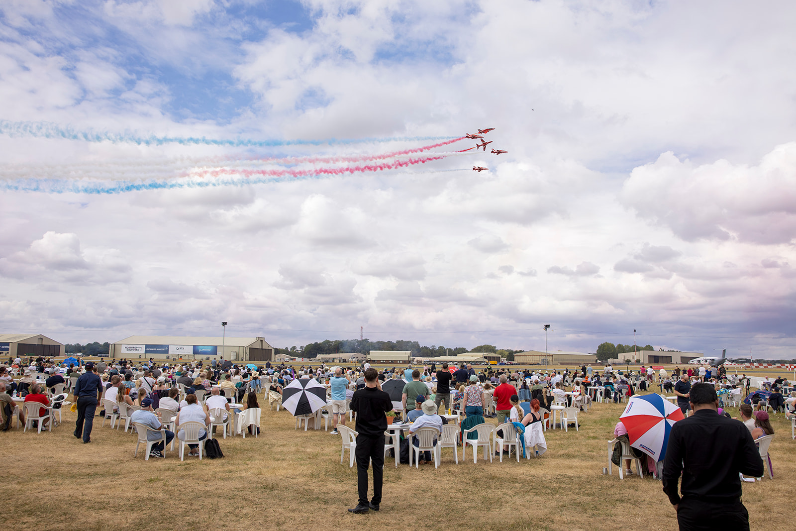 View of the Cotswold Club enclosure at RIAT25.