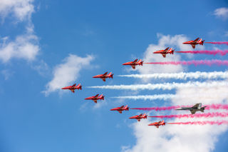 Red Arrows Display RIAT24