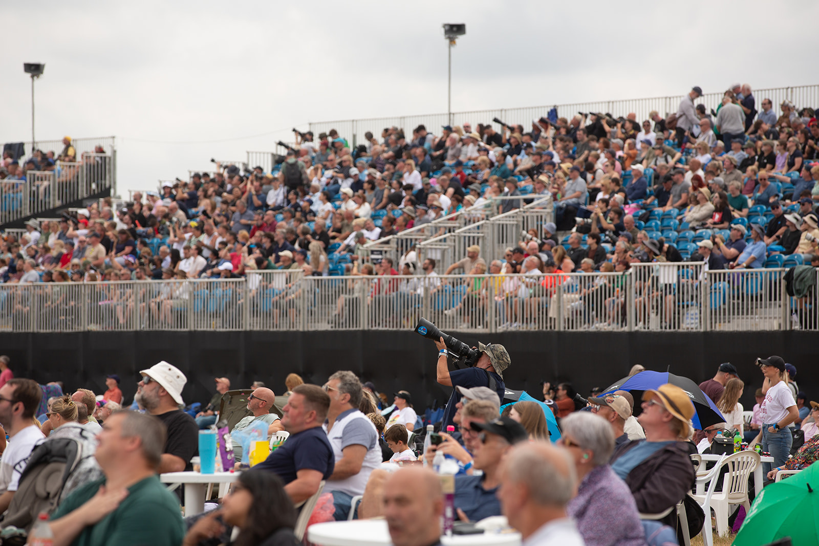 The Viewing Village Grandstand at RIAT25.