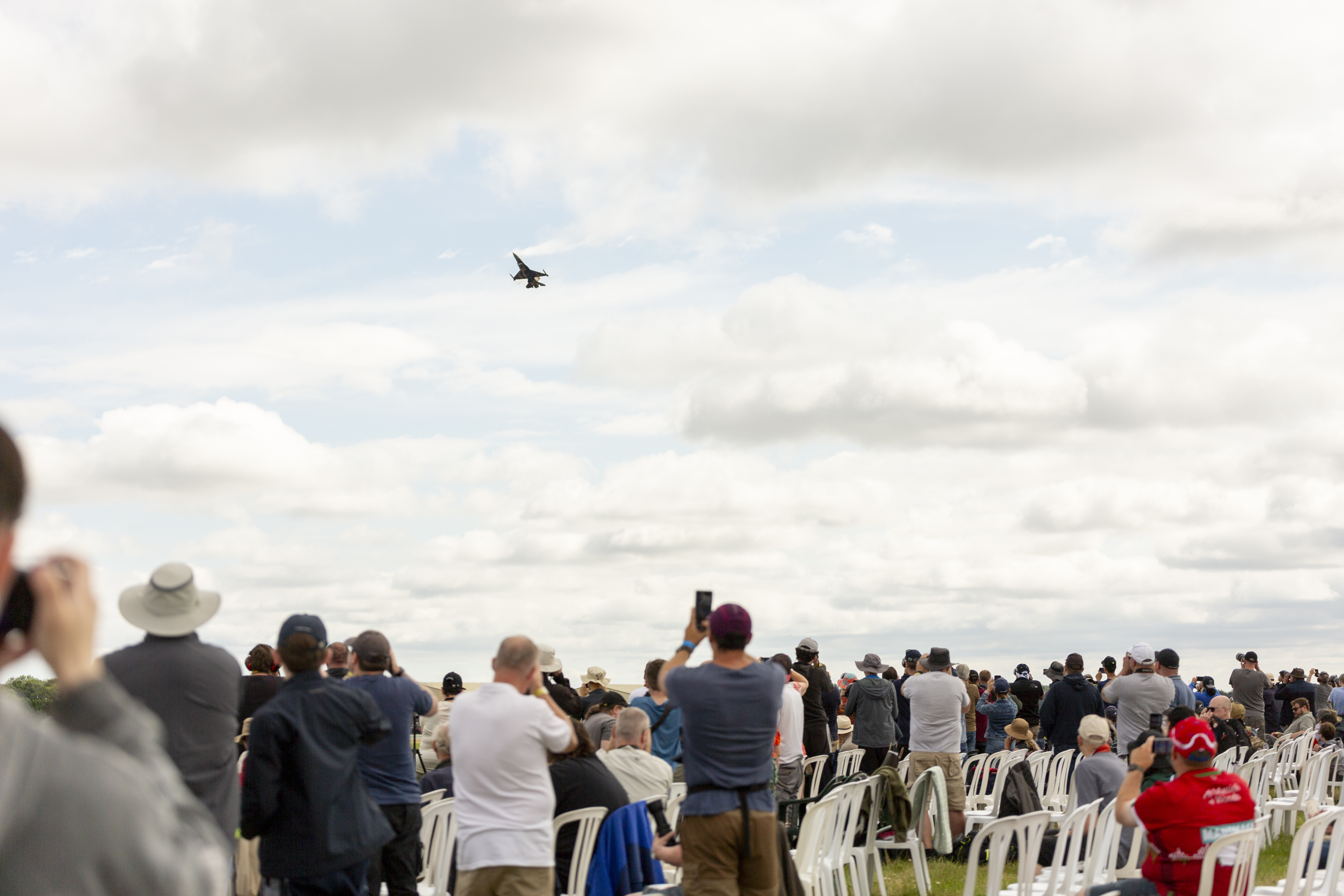 Viewing Village Gardnen RIAT24 Guests And Aircraft