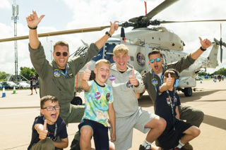 RIAT24 Children With Pilots Showground