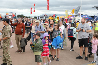 RIAT24 Showground With Crowds