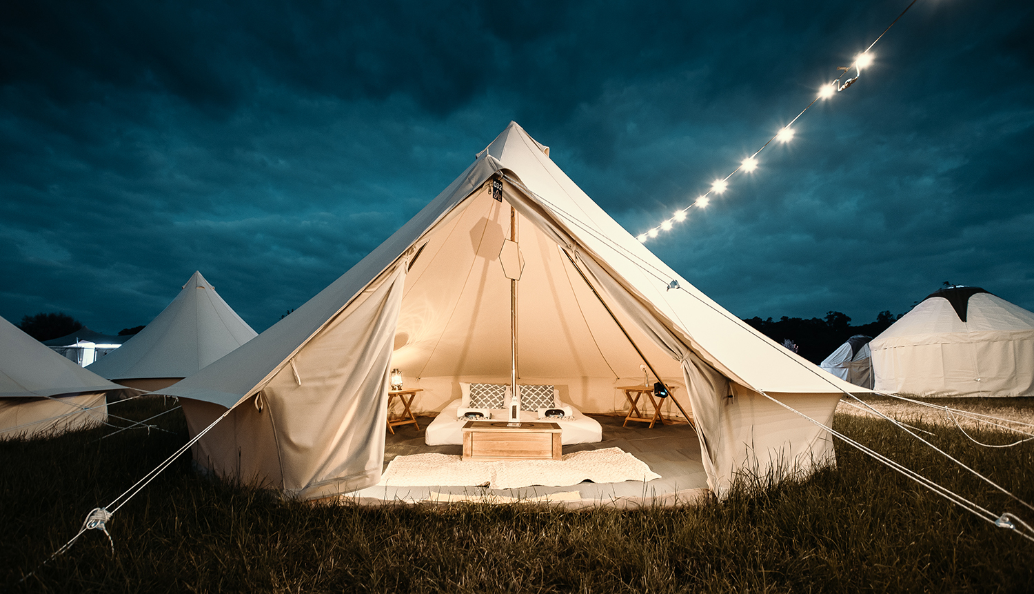 Green Yurts Bell Tent Classic Night