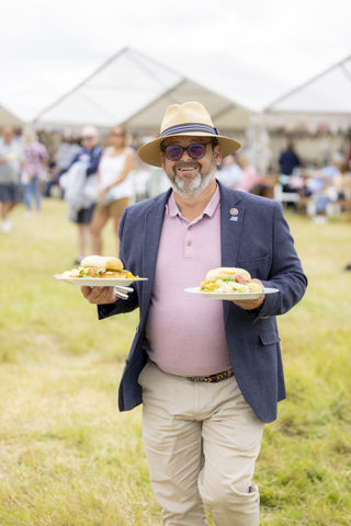 Cotswold Club Guest With Food