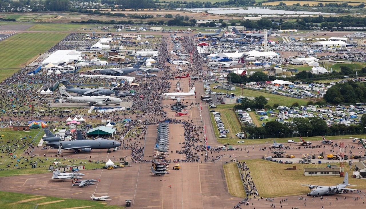 RIAT24 Showground From The Air