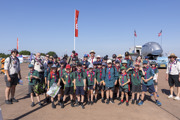 A group of scouts at RIAT24.