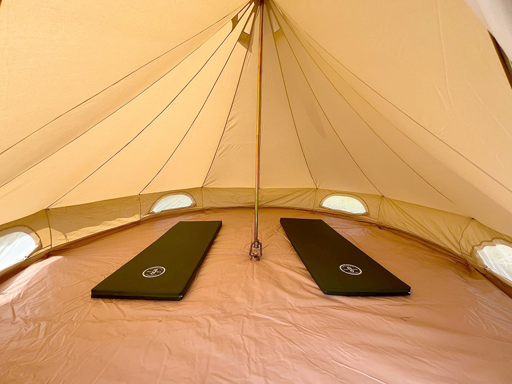 Green Yurts Bell Tent Standard 2 Singles Light