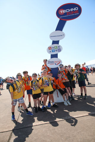 RIAT24 Technzone Sign And Children