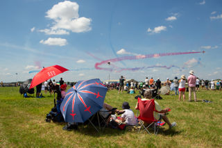 RIAT24 Visitors On Grass Areas