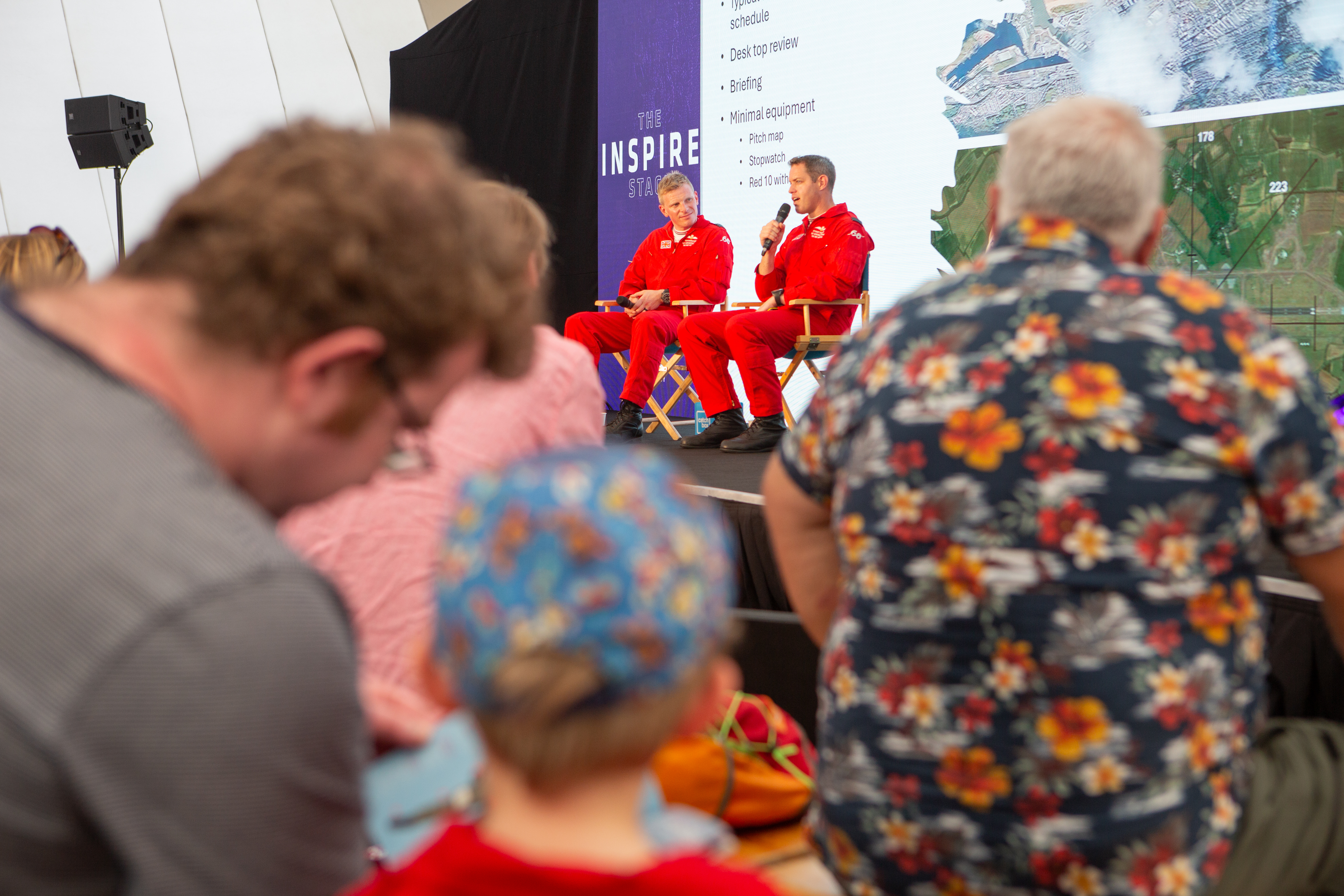 RIAT24 Red Arrows Inspire Stage